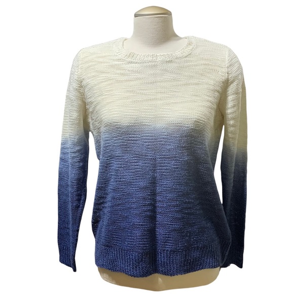 Forever 21 Ombre Knitted Crewneck Sweater Size M Like New - Picture 1 of 7